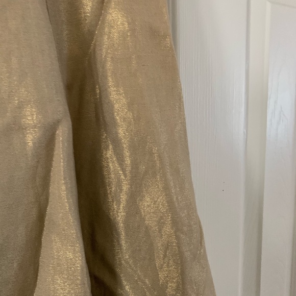 CC COUTURIER Gold Shimmer skirt - Picture 2 of 2